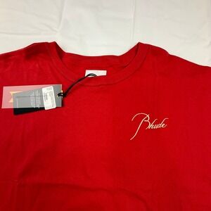 Rhude Tee Vtg Red Mens XL Short Sleeve Boxy Fit Shirt